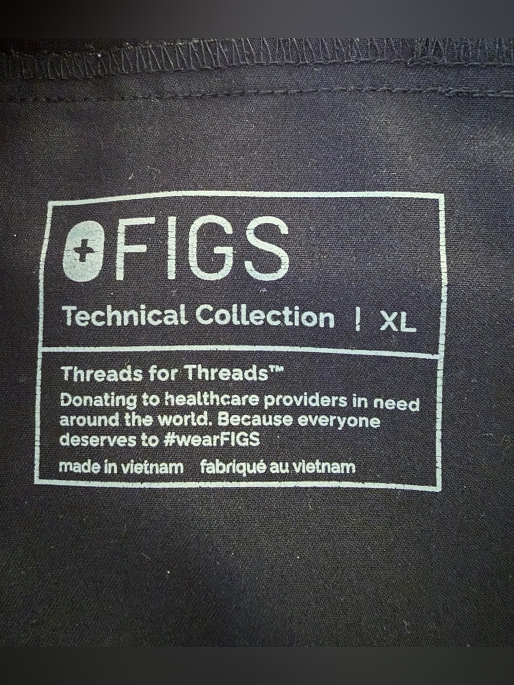 FIGS Men’s Classic Tansen Jogger Style Scrub Pants Size XL Black - Picture 9 of 10